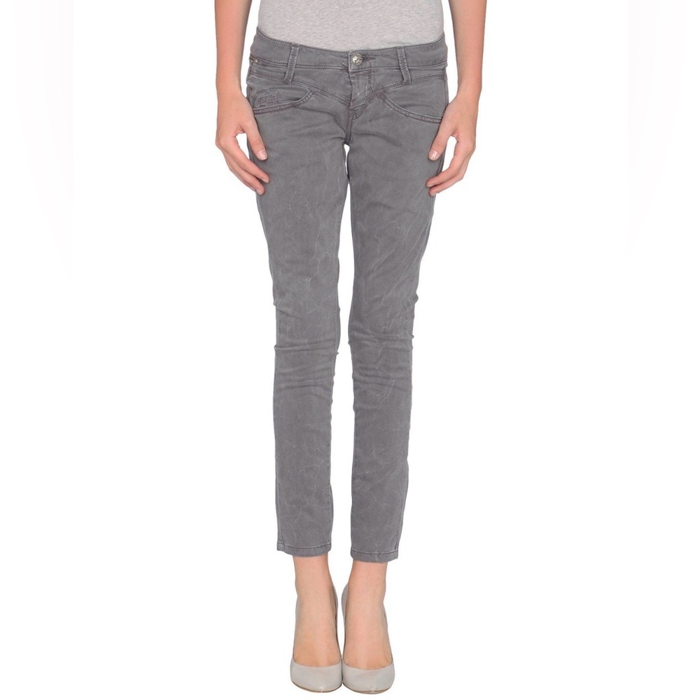 Killah Skinny Low Rise Washed Gray Pants Size 28